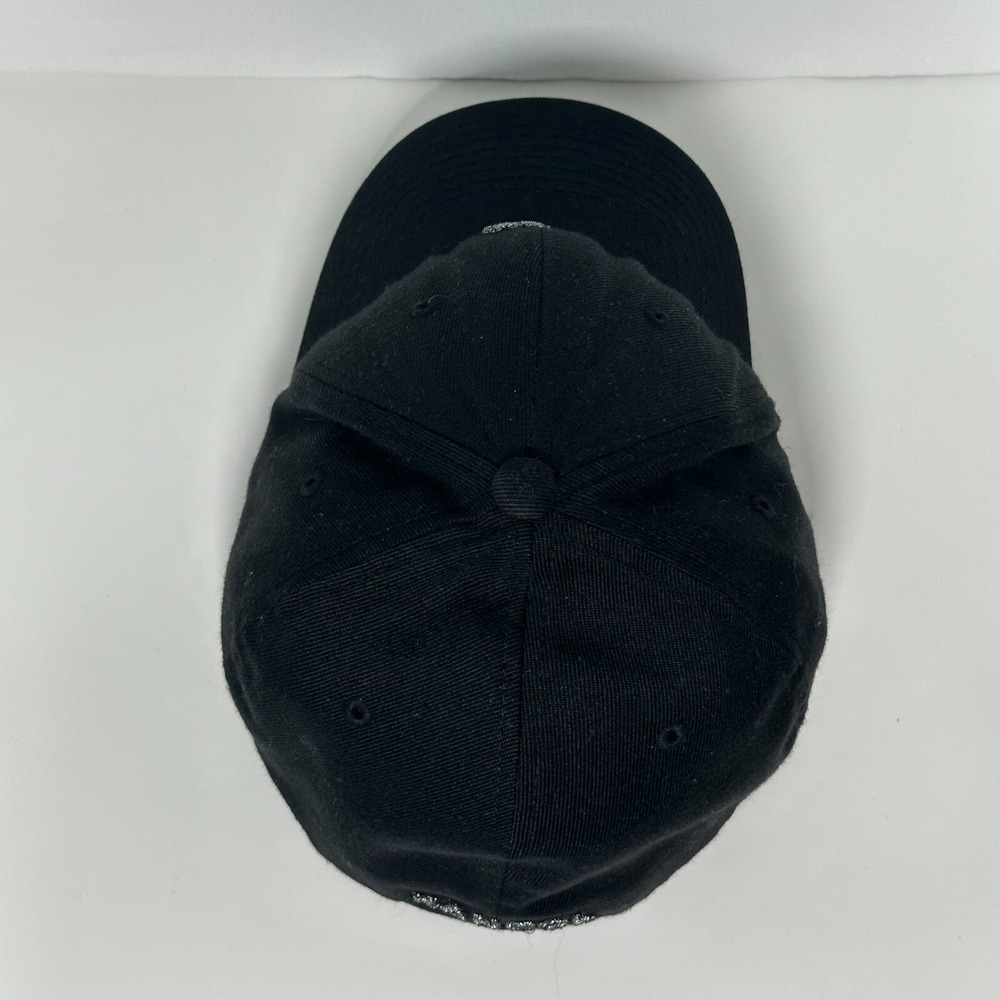 Kangol Baseball Hat Cap Unisex L/XL Wool Flexfit Stretch Black Embroidered Logo - Picture 8 of 11